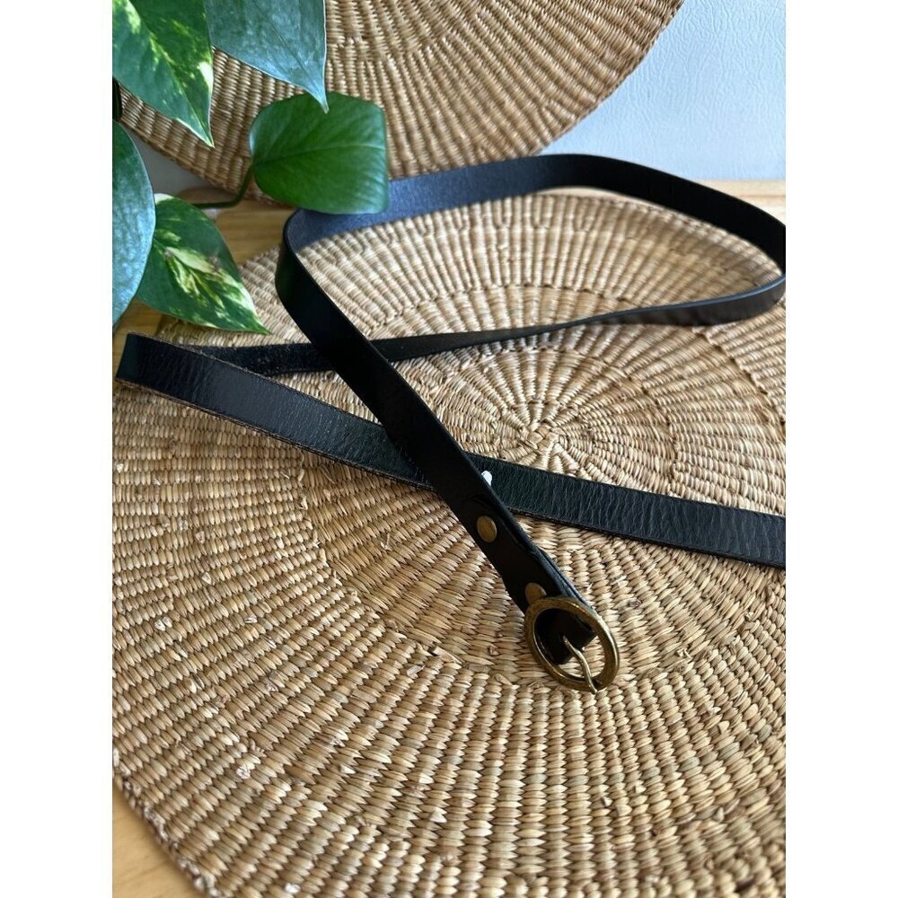 1” Gold circle women’s belt